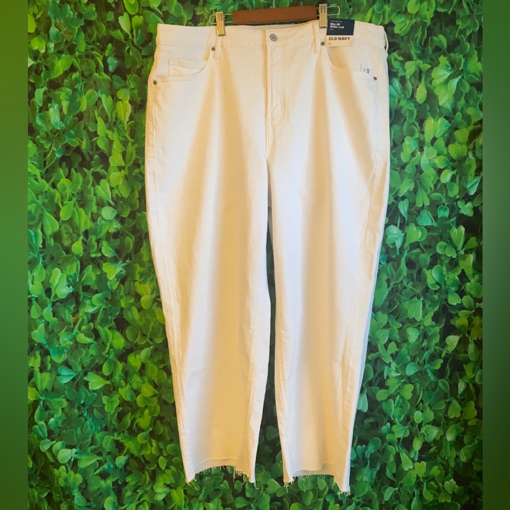 Old Navy - Curvy Size New Wide Leg Denim